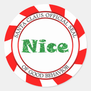 Santa's Nice List Official Seal Christmas
