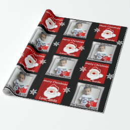 Santa&#39;s Nice List w/Photo Wrapping Paper