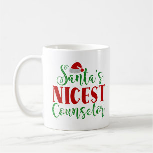Santa's Nicest Counselor Coffee Mug