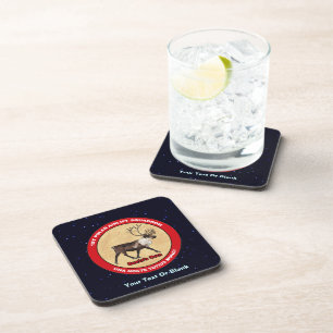 Santa's Own - 1st Polar Airlift Squadron Beverage Coaster