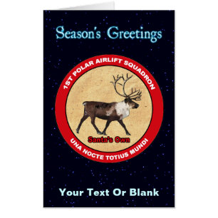 Santa's Own - 1st Polar Airlift Squadron Card