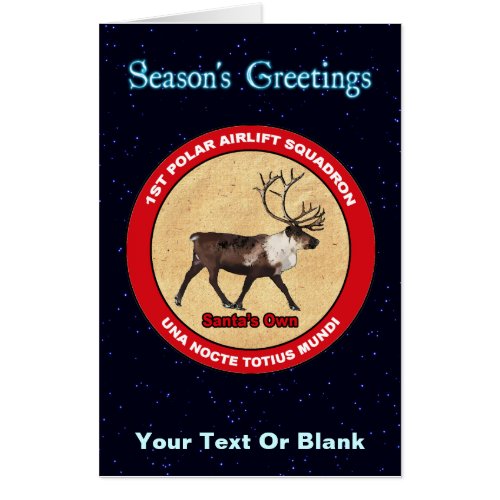 Santas Own _ 1st Polar Airlift Squadron Card