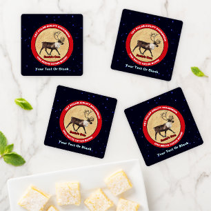 Santa's Own - 1st Polar Airlift Squadron Coaster Set