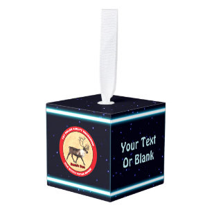 Santa's Own - 1st Polar Airlift Squadron Cube Ornament