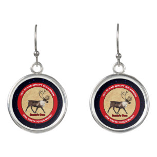 Santa's Own - 1st Polar Airlift Squadron Earrings