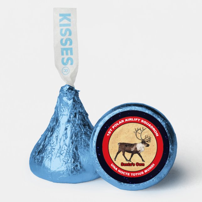 Santa's Own - 1st Polar Airlift Squadron Hershey®'s Kisses® (Front)