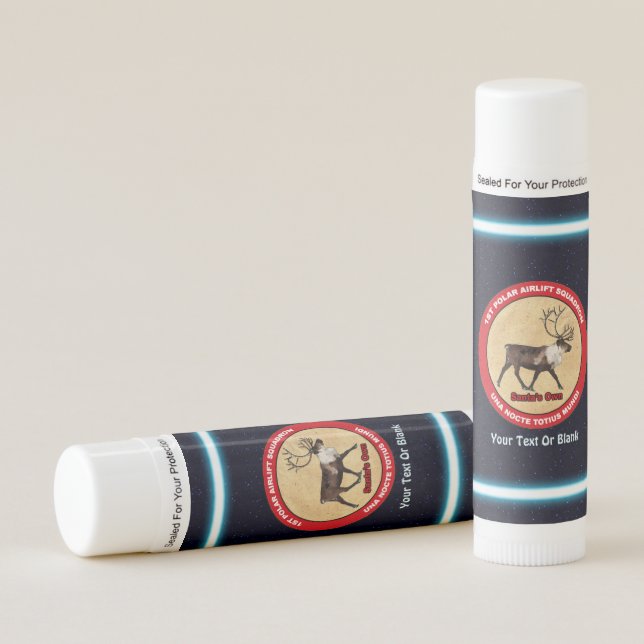 Santa's Own - 1st Polar Airlift Squadron Lip Balm (Front)