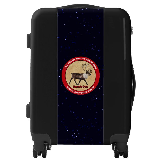 Santa's Own - 1st Polar Airlift Squadron Luggage (Front)