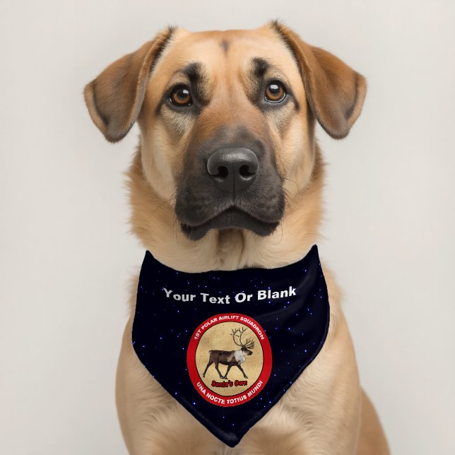 Santa's Own - 1st Polar Airlift Squadron Pet Bandana Collar (Dog 2)
