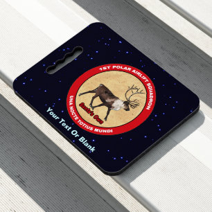 Santa's Own - 1st Polar Airlift Squadron Seat Cushion