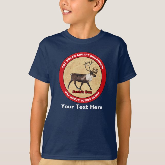 Santa's Own - 1st Polar Airlift Squadron T-Shirt (Front)