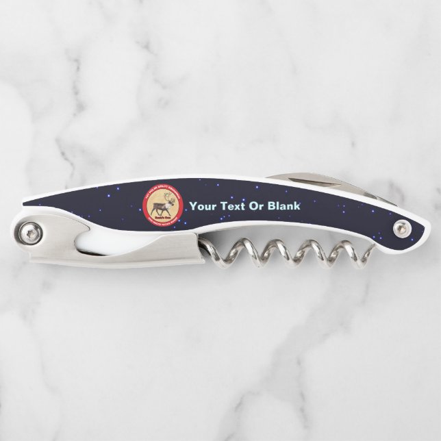 Santa's Own - 1st Polar Airlift Squadron Waiter's Corkscrew (Front)