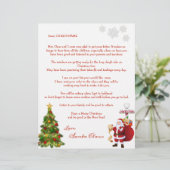 Santa's Personal Letter to Your Child Christmas (Standing Front)