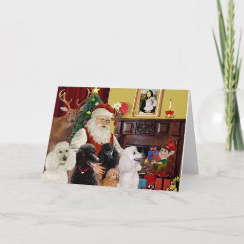 Santas Poodles StT Holiday Card