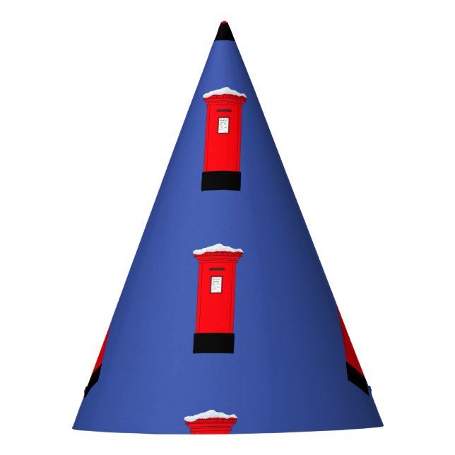 Santas Postbox Party Hat (Front)