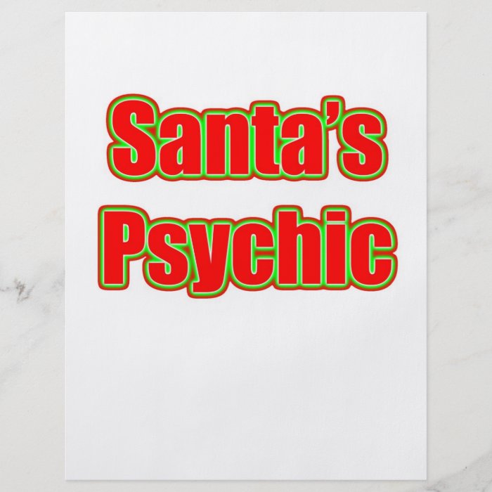 Santa's Psychic Flyer