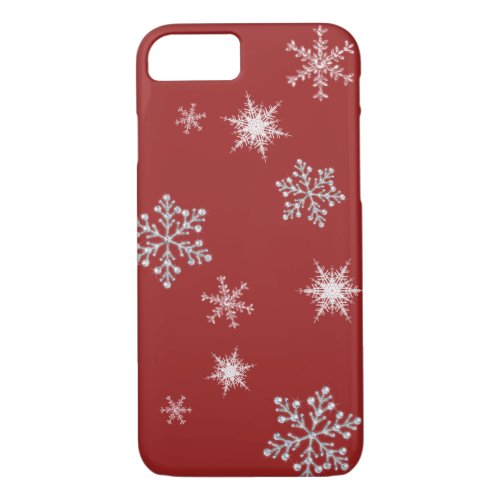 Santas Red iPhone 7 Case