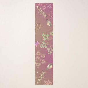 Santa's Reindeer and Snowflakes Scarf