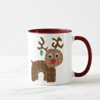 Santa's Reindeer Mug