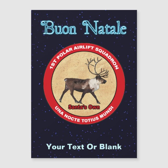 Santa's Reindeer Squadron - Buon Natale (Front)
