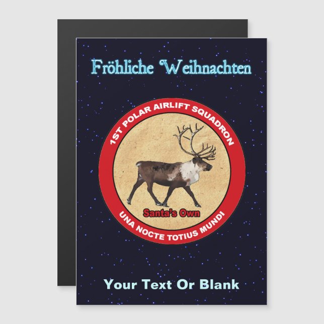 Santa's Reindeer Squadron - Fröhliche Weihnachten (Front/Back)