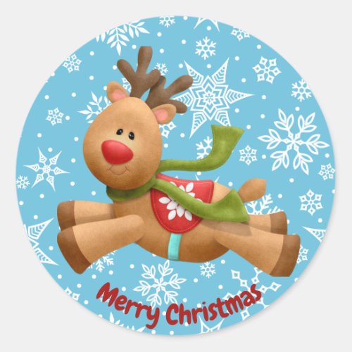 Santas Reindeer Sticker