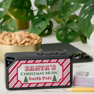 Santa's Retro Christmas Bluetooth Speaker 