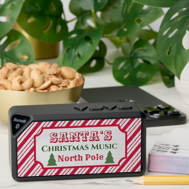 Santa's Retro Christmas Bluetooth Speaker  (Insitu(Table))