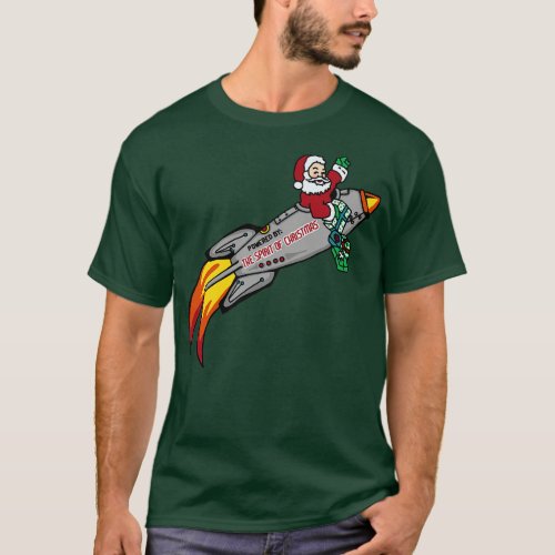 Santas Rocket Ship T_Shirt