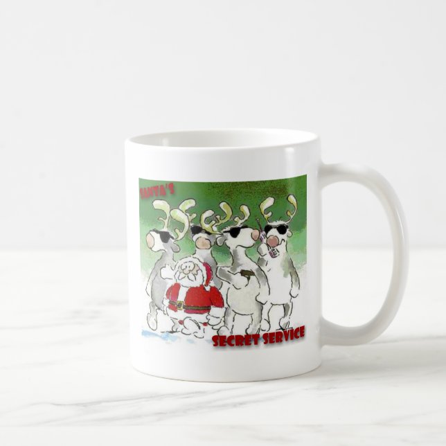 Santa's Secret Service Coffee Mug (Right)