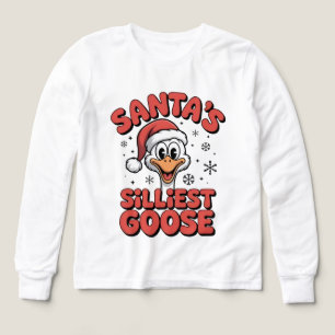 Santa's Silliest Goose Christmas 2025-2026 Tri-Blend Shirts