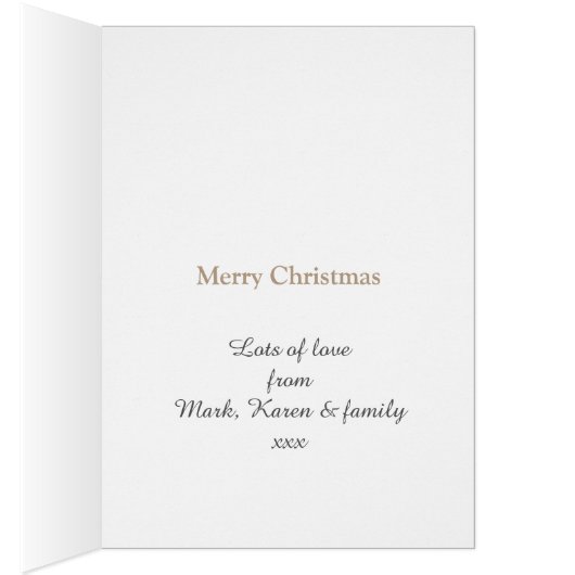 Santa's Sleigh and Tree Silhouette Christmas (Inside (Right))