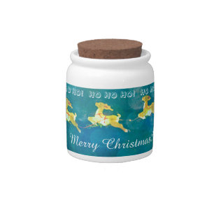 Santa's Sleigh Candy Jar