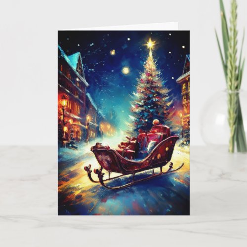 Santas Sleigh Card