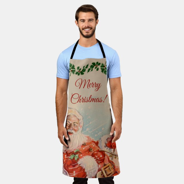 Santas Sleigh Ride Apron (Worn)