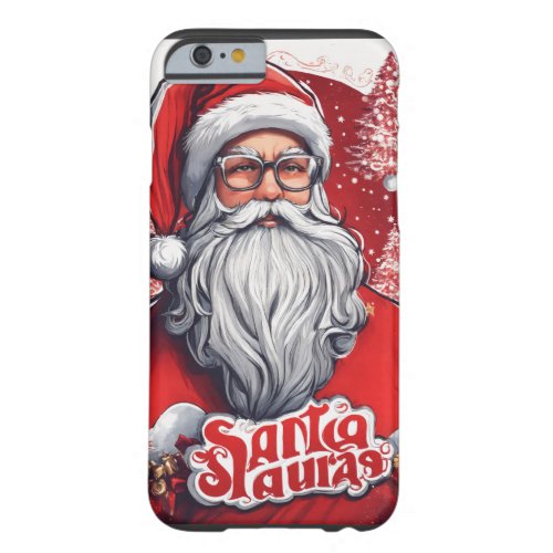 Santas Sleigh Ride Christmas Mobile Case on Whit
