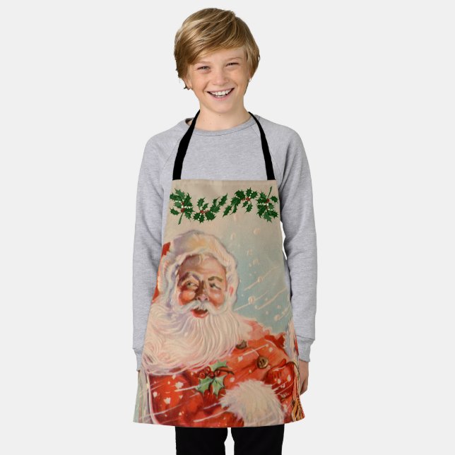 Santas Sleigh Ride - Small Apron (Worn)