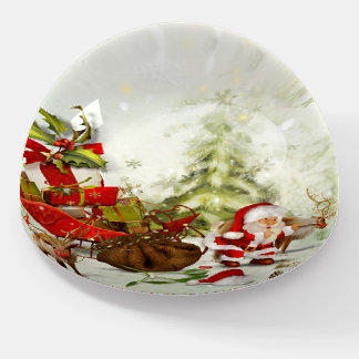 Santa's Sleight Winter Forest Stop Paperweight