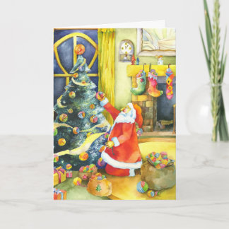 Santa's Special Christmas Holiday Greeting Card