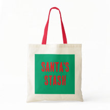 Santa's Stash Festive Tote Bag