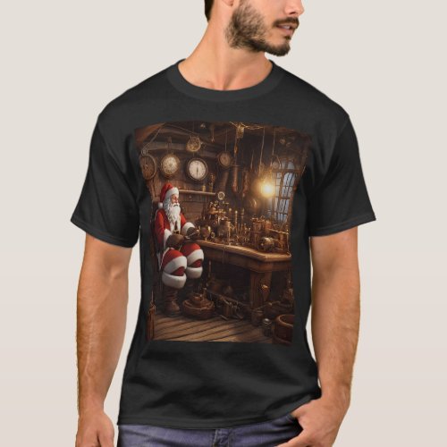 Santas Steampunk Workshop T_Shirt