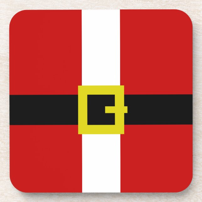 Santa's Suit Coaster (Front)