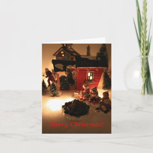 Santa's Tree Farm Christmas Card (Front)