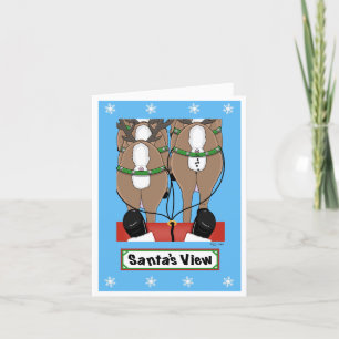 Santa's View Holiday Card