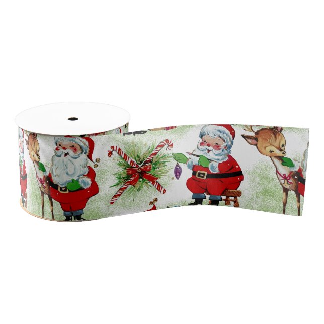 Santa's Vintage Workshop Grosgrain Ribbon (Spool)