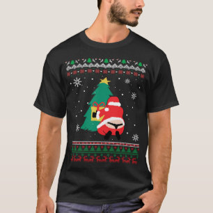 Santa'S Whale Tail Thongs Ugly T-Shirt