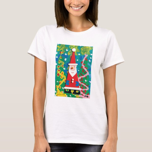 Santa's Winter Wonderland - Kids Art for CHOC T-Shirt (Front)