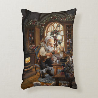 Santa's Workshop Accent Pillow