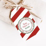 Santa's Workshop Christmas Name Gift Tags<br><div class="desc">These santa's workshop christmas name gift tags are perfect for a kids holiday gift. The design features an official north pole seal with the words "special delivery from santa's workshop - north pole" in a festive red font. Personalize the gift tags with your child's name.</div>