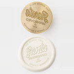 Santa's Workshop Christmas Wax Seal Stamp<br><div class="desc">Customize with your text</div>